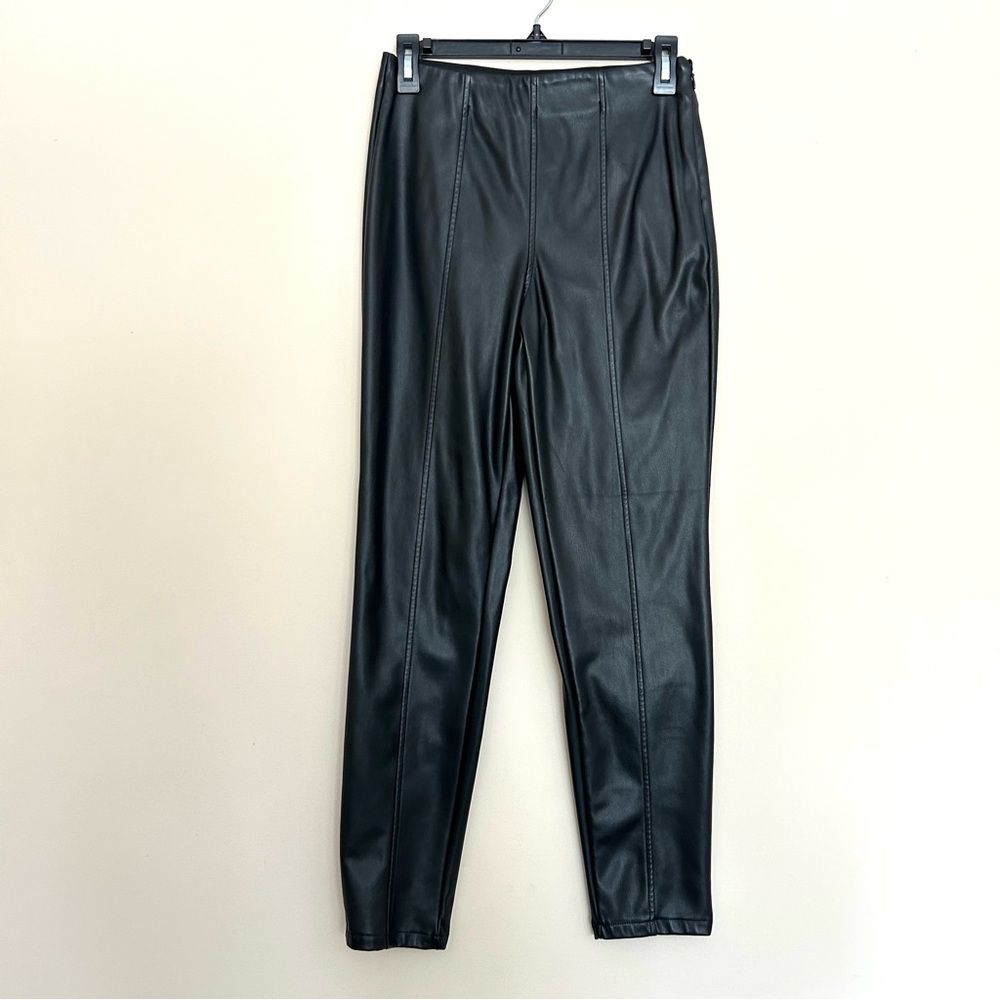Soho Women’s Black Faux Leather Pants